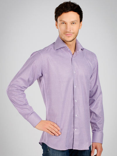 Рубашка Jess France, цвет цвет фиолетовый / белый