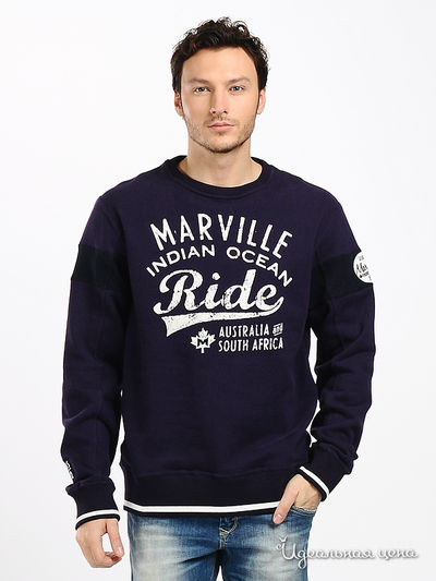 Толстовка Marville, цвет цвет фиолетовый