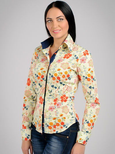 Рубашка Jess France, цвет цвет мультиколор