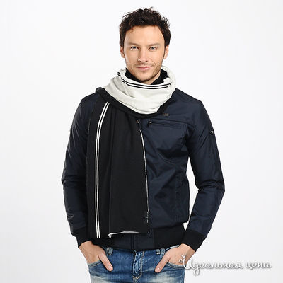 Шарф Marville, цвет цвет белый / синий