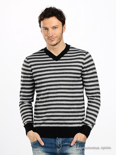 Джемпер Total Look, цвет цвет черный / серый