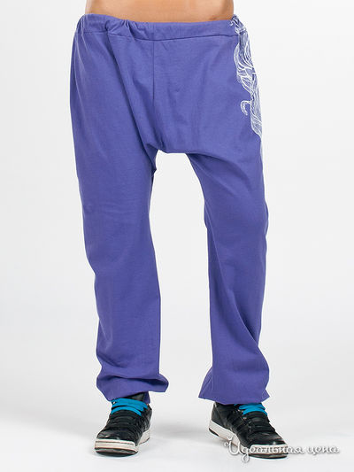 Брюки Curly House, цвет цвет фиолетовый