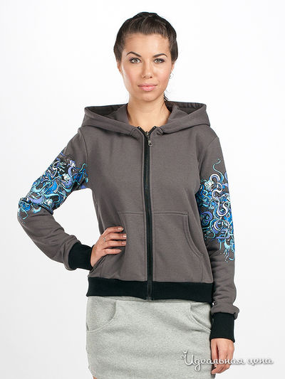 Толстовка Curly House, цвет цвет серый