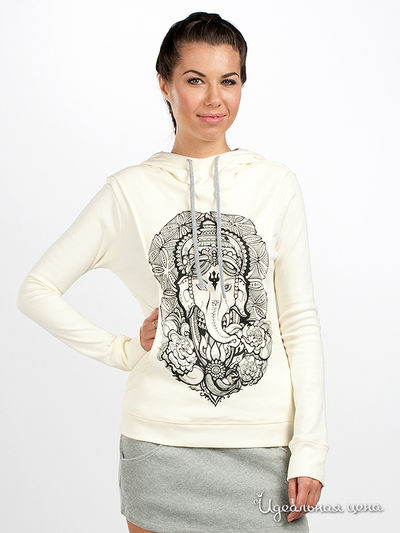 Толстовка Curly House, цвет цвет бледно-желтый