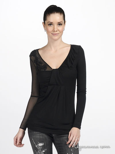 Блуза LoveSexMoney, цвет цвет черный