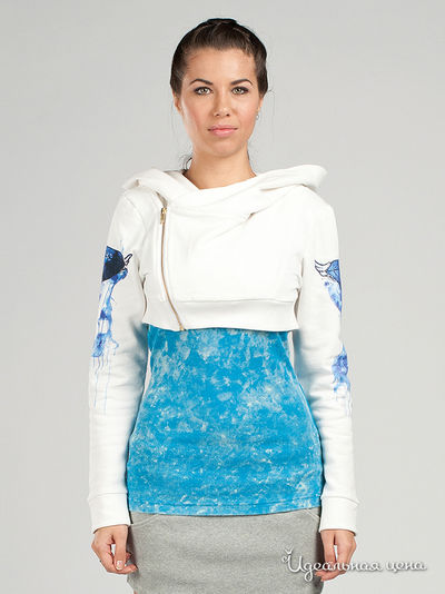 Толстовка Curly House, цвет цвет белый