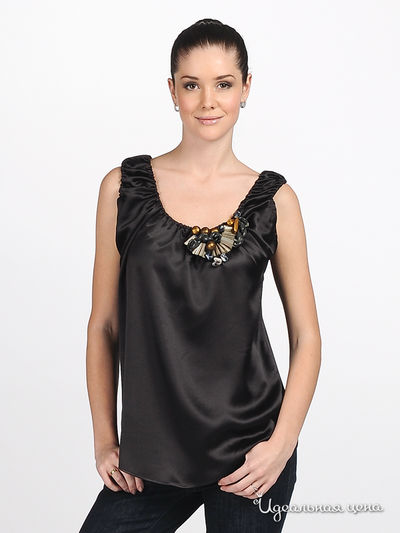 Топ LoveSexMoney, цвет цвет темный кофе