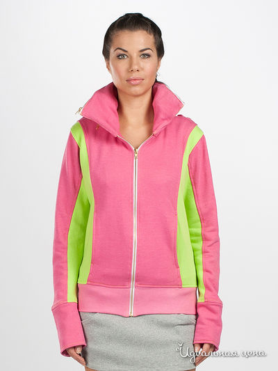 Олимпийка Curly House, цвет цвет розовый / салатовый