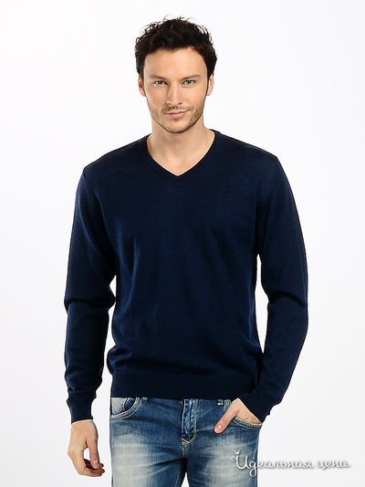 Джемпер Total Look, цвет темно-синий