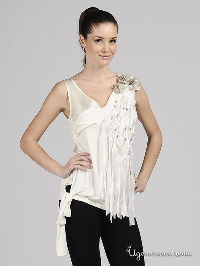 Блузка LoveSexMoney, цвет цвет молочный