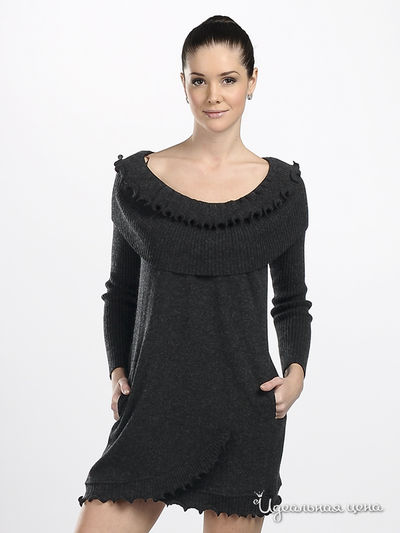 Платье LoveSexMoney, цвет цвет серый