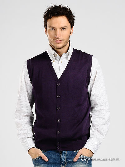 Жилет Total Look, цвет цвет темно-фиолетовый