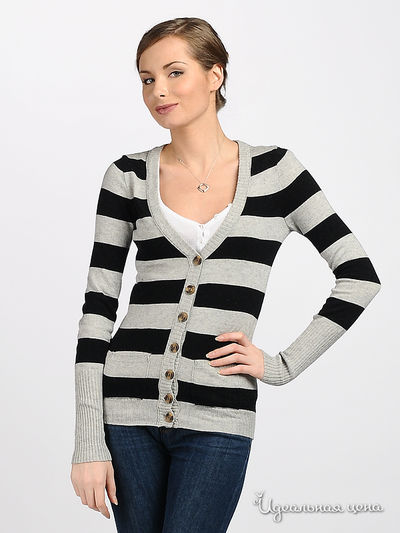 Кардиган Cavalini, цвет цвет серый / черный