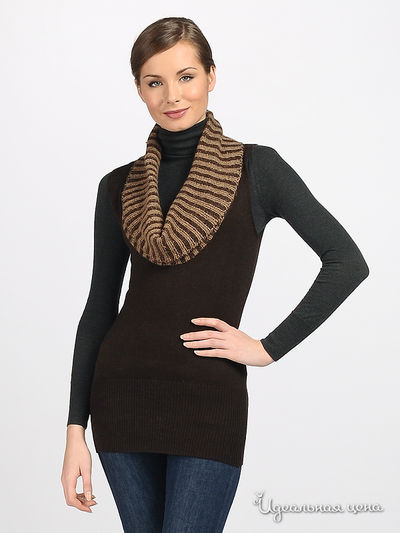 Блузка Cavalini, цвет цвет коричневый