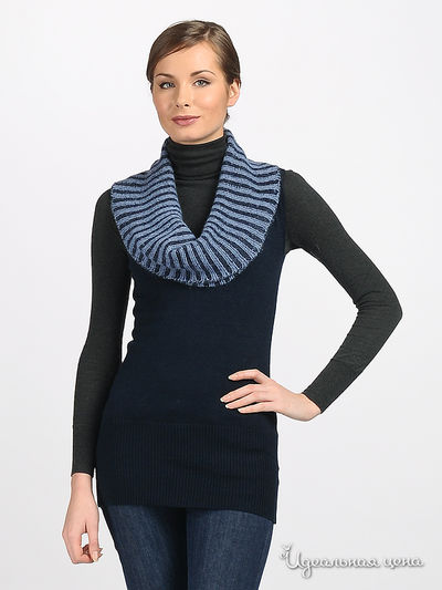 Блузка Cavalini, цвет цвет синий