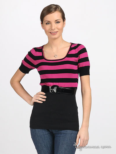 Туника Cavalini, цвет цвет черный / фуксия