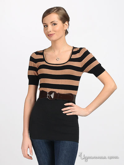 Туника Cavalini, цвет цвет черный / коричневый