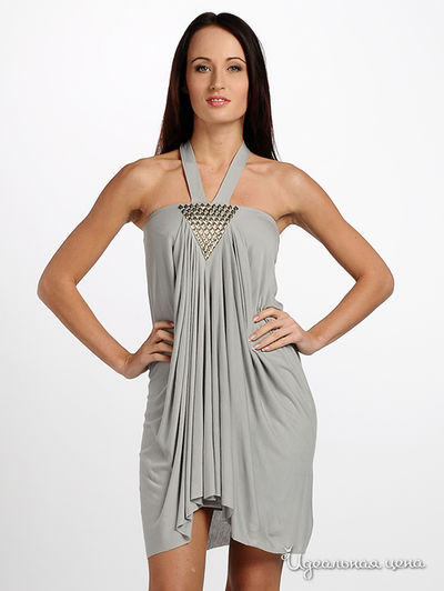 Платье Faith Connexion, цвет цвет серый