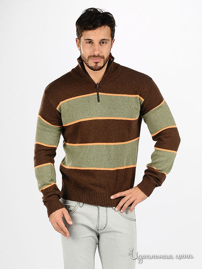 Свитер Blend&Joop, цвет цвет коричнево-зеленый