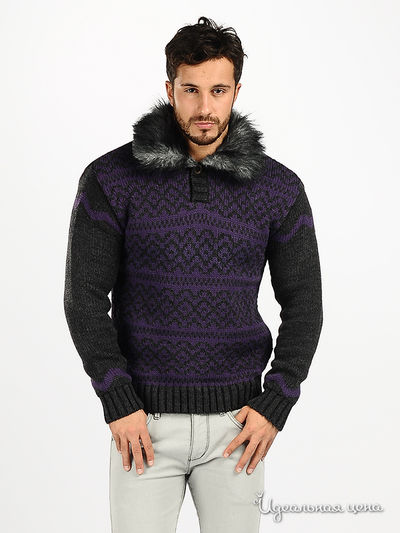Свитер Blend&Joop, цвет цвет фиолетово-серый