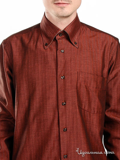 Рубашка Blend&amp;Joop мужская, цвет терракотовый