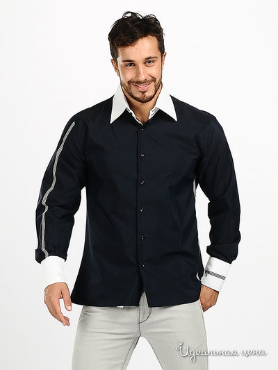 рубашка Blend&Joop, цвет цвет черно-синий