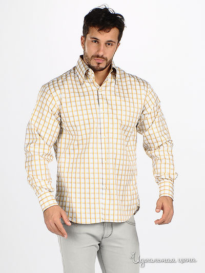 Рубашка Blend&Joop, цвет цвет серый / оранжевый