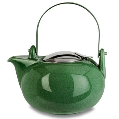 Чайник Cristel JUMBO, цвет зеленый, фарфор, 0,8л