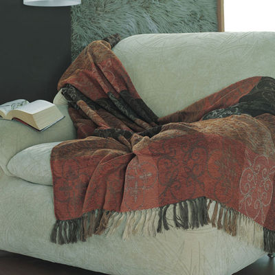 Шаль Issimo, цвет цвет красный / серый