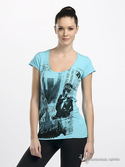 Футболка Rinascimento, цвет цвет голубой