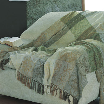 Шаль Issimo, цвет цвет зеленый / голубой