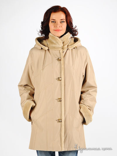 Полупальто FRANCO VELLO&INVOLO, цвет цвет бежевый