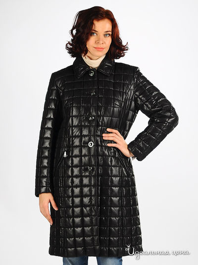 пальто FRANCO VELLO&INVOLO, цвет цвет черный