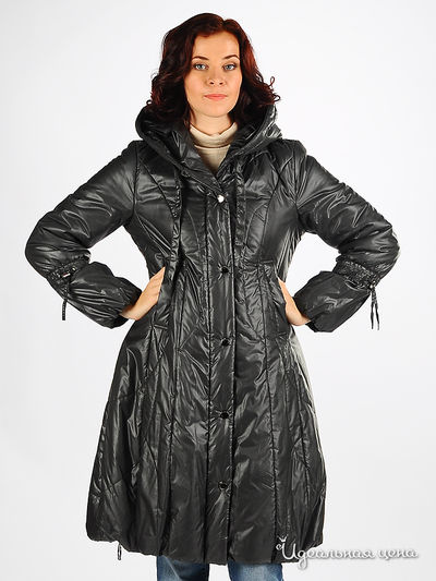 пальто FRANCO VELLO&INVOLO, цвет цвет серо-стальной