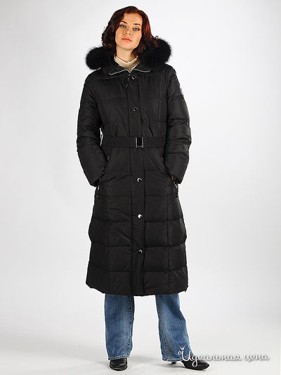 пальто FRANCO VELLO&INVOLO, цвет цвет черный