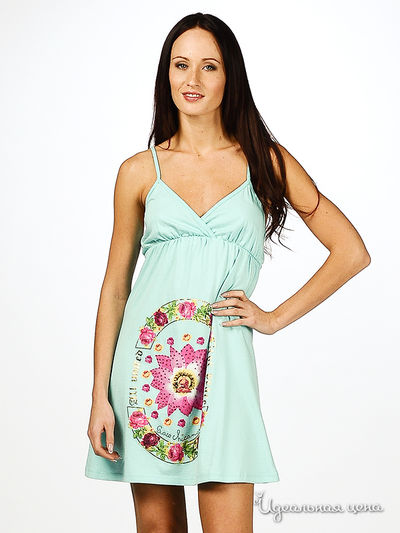 Платье American brands, цвет цвет светло-бирюзовый