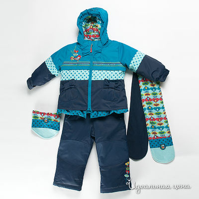 Комплект Deux par Deux, цвет цвет темно-синий / голубой