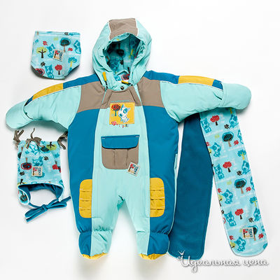 Комплект Deux par Deux, цвет цвет голубой / синий