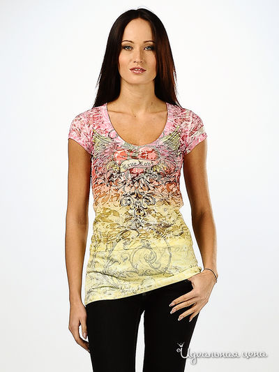 Платье-туника American brands, цвет цвет мультиколор