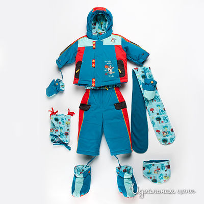 Комплект Deux par Deux, цвет цвет синий / красный