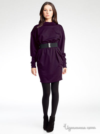 Платье Fedel, цвет цвет баклажановый