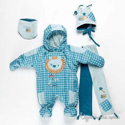 Комплект Deux par Deux, цвет цвет голубой