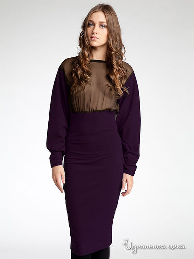 Платье Fedel, цвет цвет баклажановый