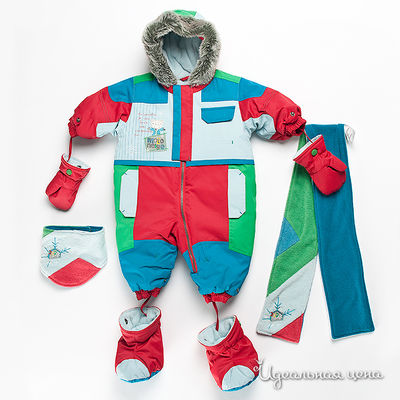 Комплект Deux par Deux, цвет цвет красный / белый