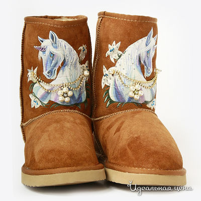 угги Fedel, цвет цвет оранжевый