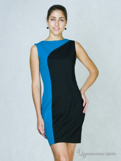 Платье Bizzaro, цвет цвет бирюзовый / черный