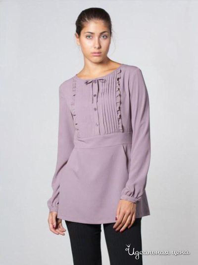 Блузка Bizzaro, цвет цвет грязно-розовый