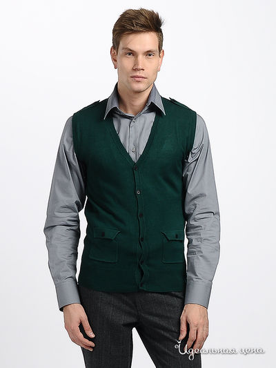 Жилет Takeshy Kurosawa, цвет цвет зеленый