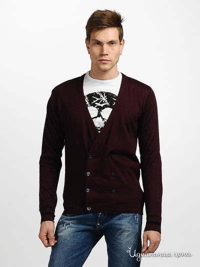 Кардиган Takeshy Kurosawa, цвет цвет бордовый