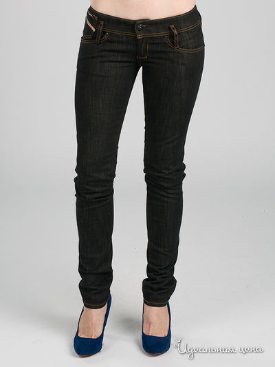 Джинсы Diesel, цвет цвет черный